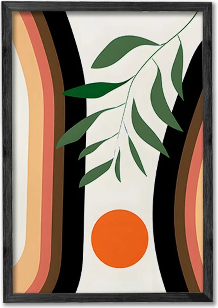 Pikturë dekorative me kornizë (3 copë), Wallity, Ersy3Syhcrv64