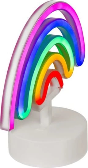 Dritë neon NEXT ylber, me bateri, 23x10x19.5cm