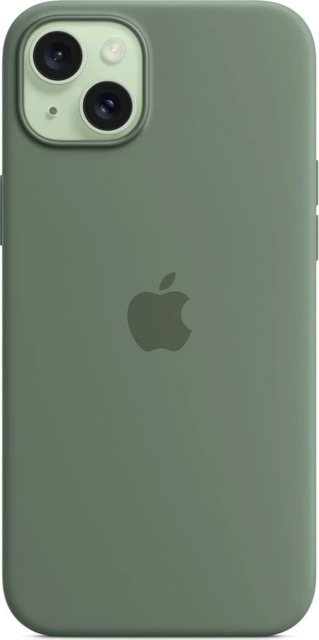 Mbështjellës Apple iPhone 15 Plus Silicone Case me MagSafe, 6.7", i gjelbër