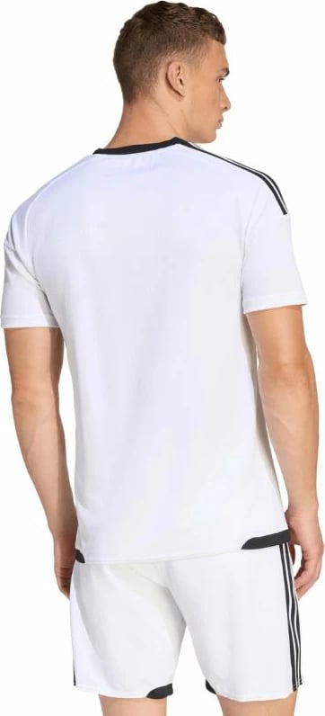 Fanellë futbolli për meshkuj adidas, e bardhë dhe e zezë