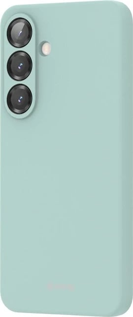 Mbështjellës CRONG Color Cover për Samsung Galaxy S25, silikon, mikrofibër, i gjelbër