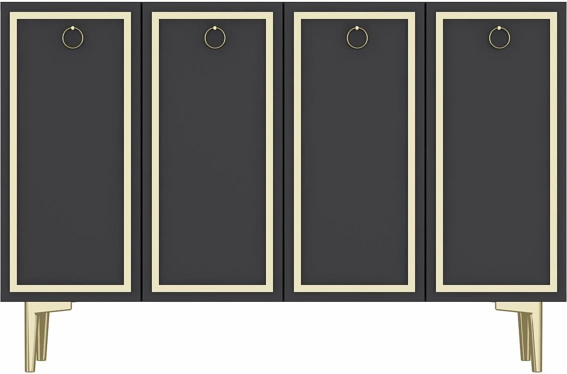 Konsolë Skye Decor, anthracite e ar, KM120