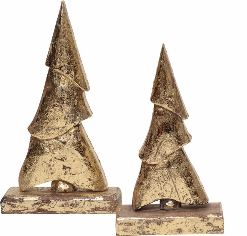 Dekor pemë Krishtlindjesh JOLLY, dru mango, ngjyrë ari, 15x6x27 cm Dekor pemë Krishtlindjesh JOLLY, dru mango, ngjyrë ari, 15x6x27 cm