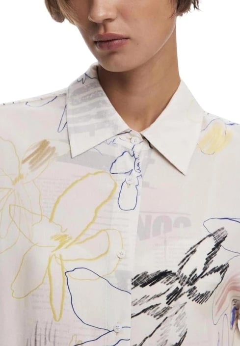 Këmishë Desigual femra, beige