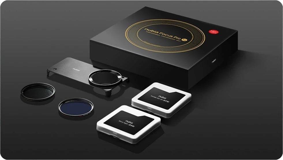 Set aksesorësh për celular Nubia N-FS/PRO, për fotografi, i zi