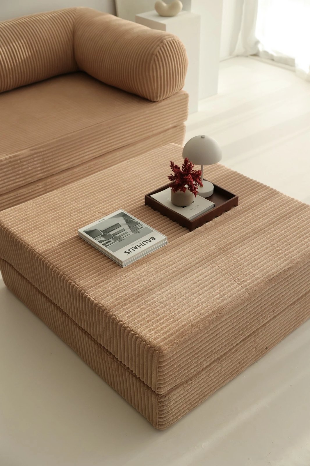 Kënd-sofë krevati Atelier del Sofa, ngjyrë kafe, Nook - v1