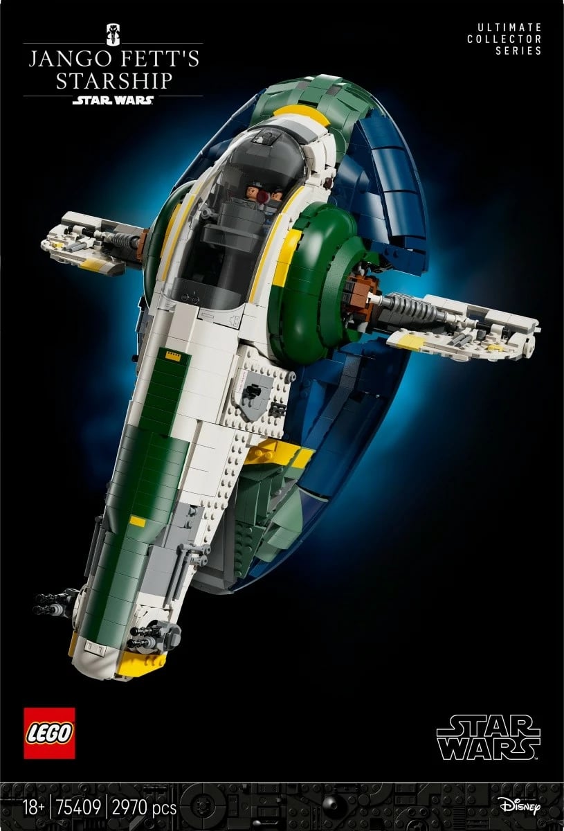 Set LEGO Star Wars Firespray-Class Patrol Craft Jango Fett 75409, 2970 pjesë, Ekstra i madh