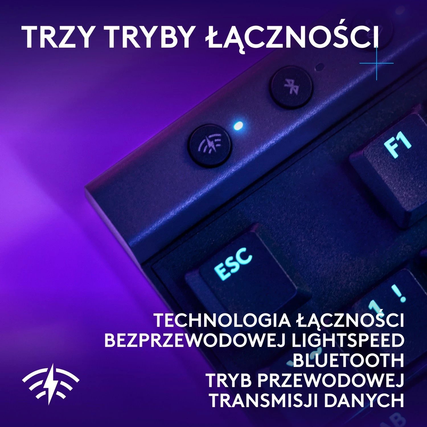 Tastierë Logitech G515 TKL Lightspeed, mekanike, RGB, e zezë