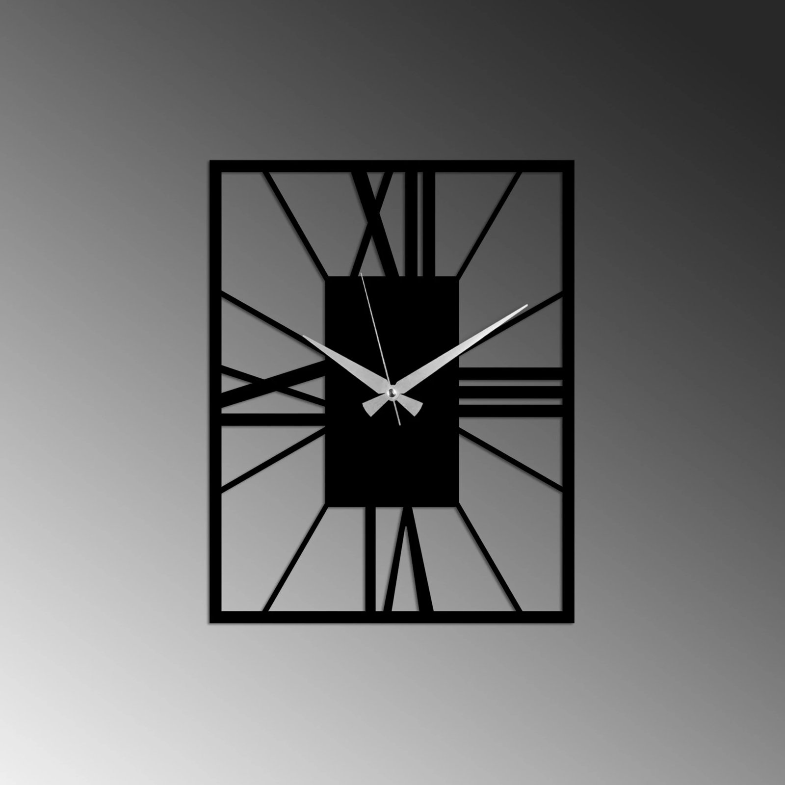 Orë muri dekorative prej metali, Wallity, pa vija