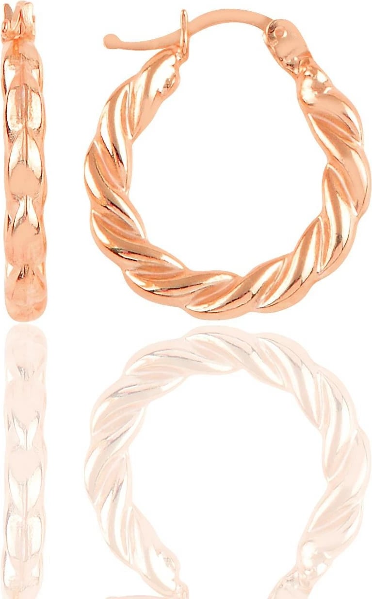 Vathë argjendi ngjyrë rozë gold, Jumeon, 10704ROS