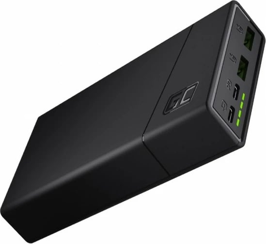 Power bank Green Cell PowerPlay20 PBGC03 20000mAh 2x USB-C PD 18W 2x USB-A e zezë