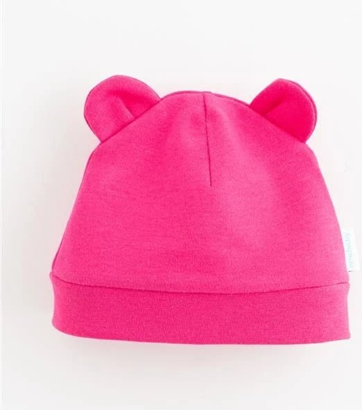 Kapelë bebe, NEW BABY Kids, 100% pambuk, madhësi 62 (3-6m), rozë e errët