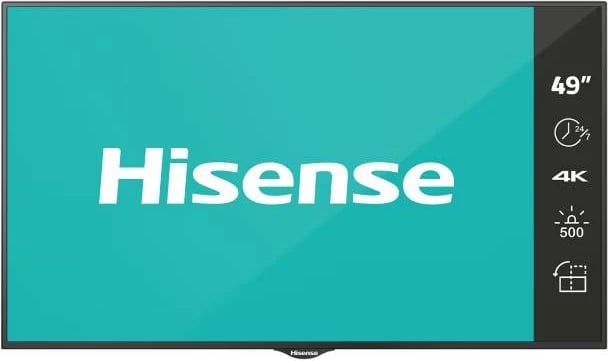 HISENSE 49" 49BM66AE 4K UHD Digital Signage Display - 24/7 Operation