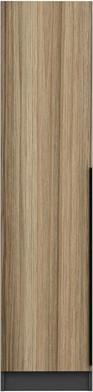 Dollap për rroba, ngjyrë arre dhe antracit, Skye Decor, Minar Kale - 8772, 45x52x210 cm