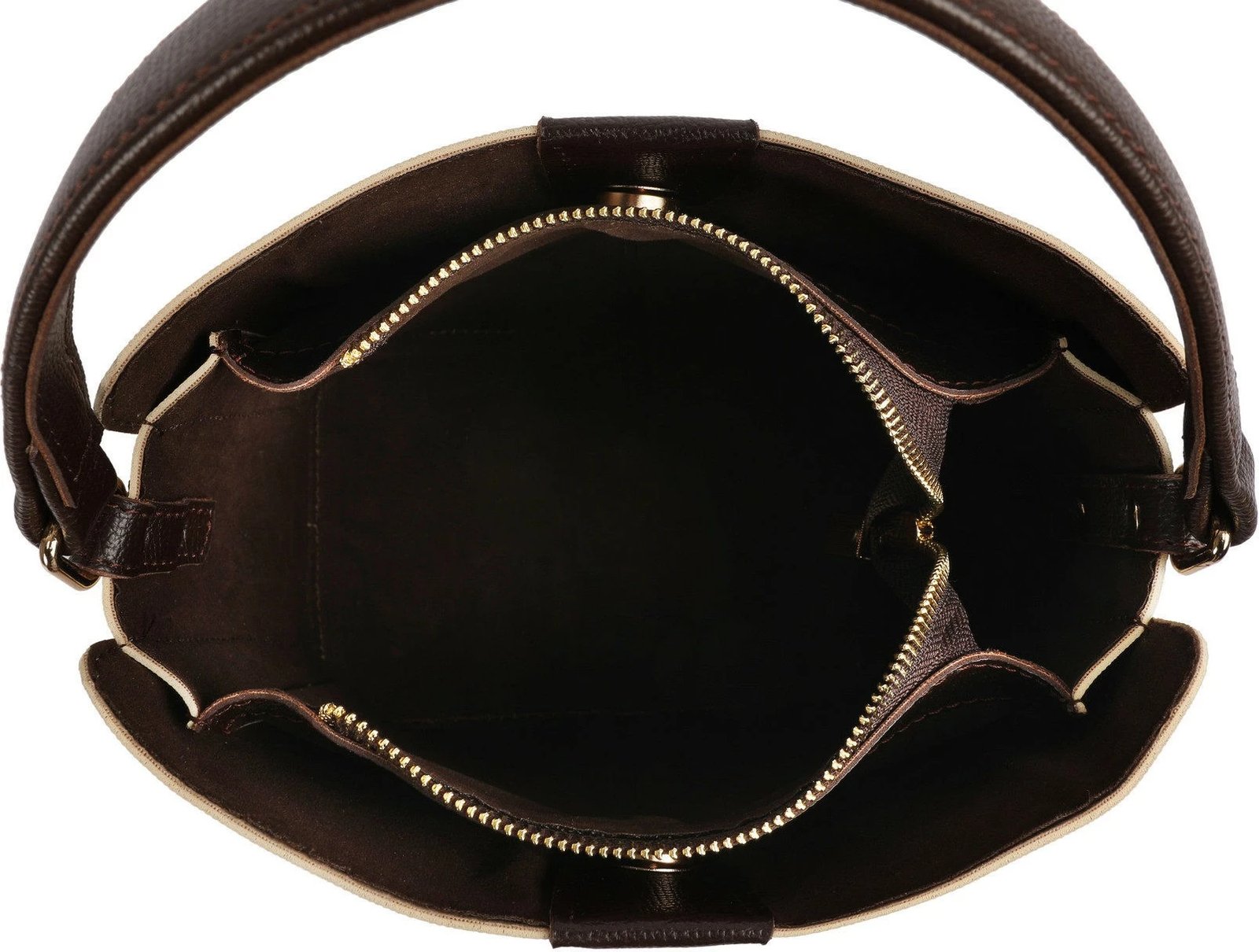 Çantë bucket Lucky Bees, krem, kafe, 328 v2