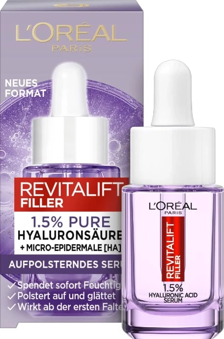 Serum L'Oréal Paris Revitalift Filler Anti-Wrinkle, 15 ml