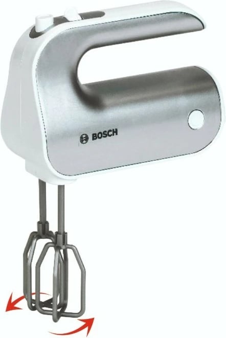 Mikser lodër dore, Klein Bosch, 9240, me rrahëse rrotulluese, me bateri AA, argjendtë