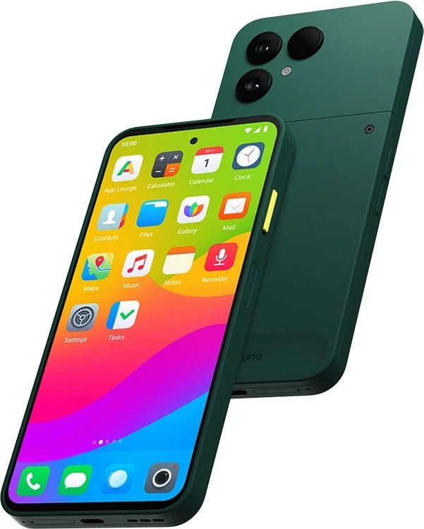 Celular Fairphone 6, 8GB RAM, 256GB, Dual-SIM, 5G, forest green