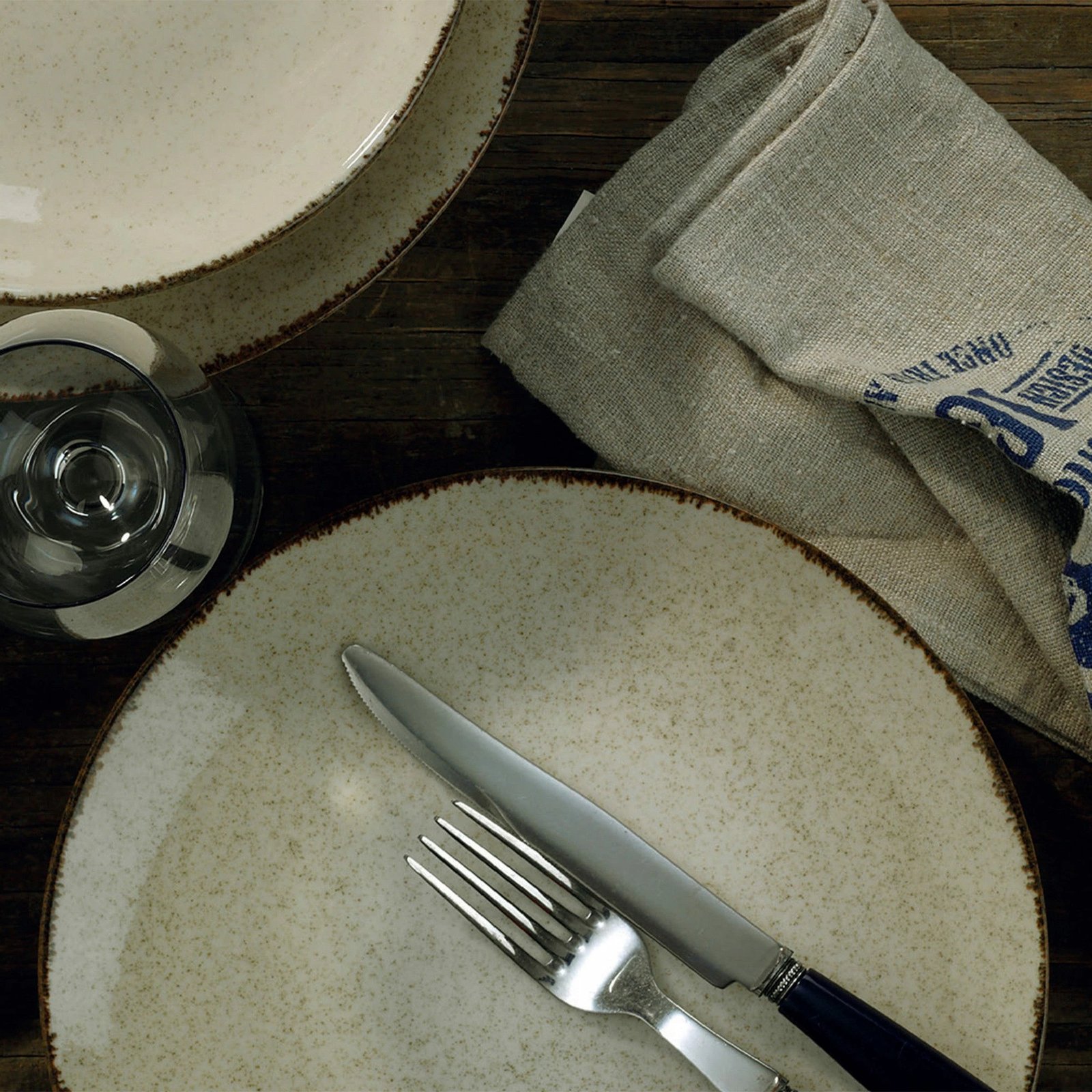 Set enësh për drekë (18 pjesë), Hermia, CXEO18Y2730P02, ngjyrë kanelle