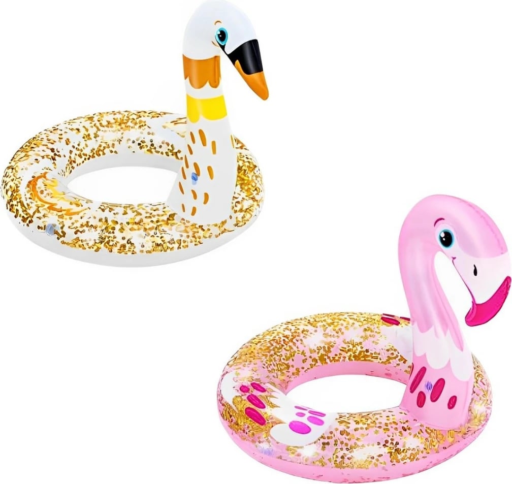 Unazë noti për fëmijë Bestway, flamingo/mjellmë