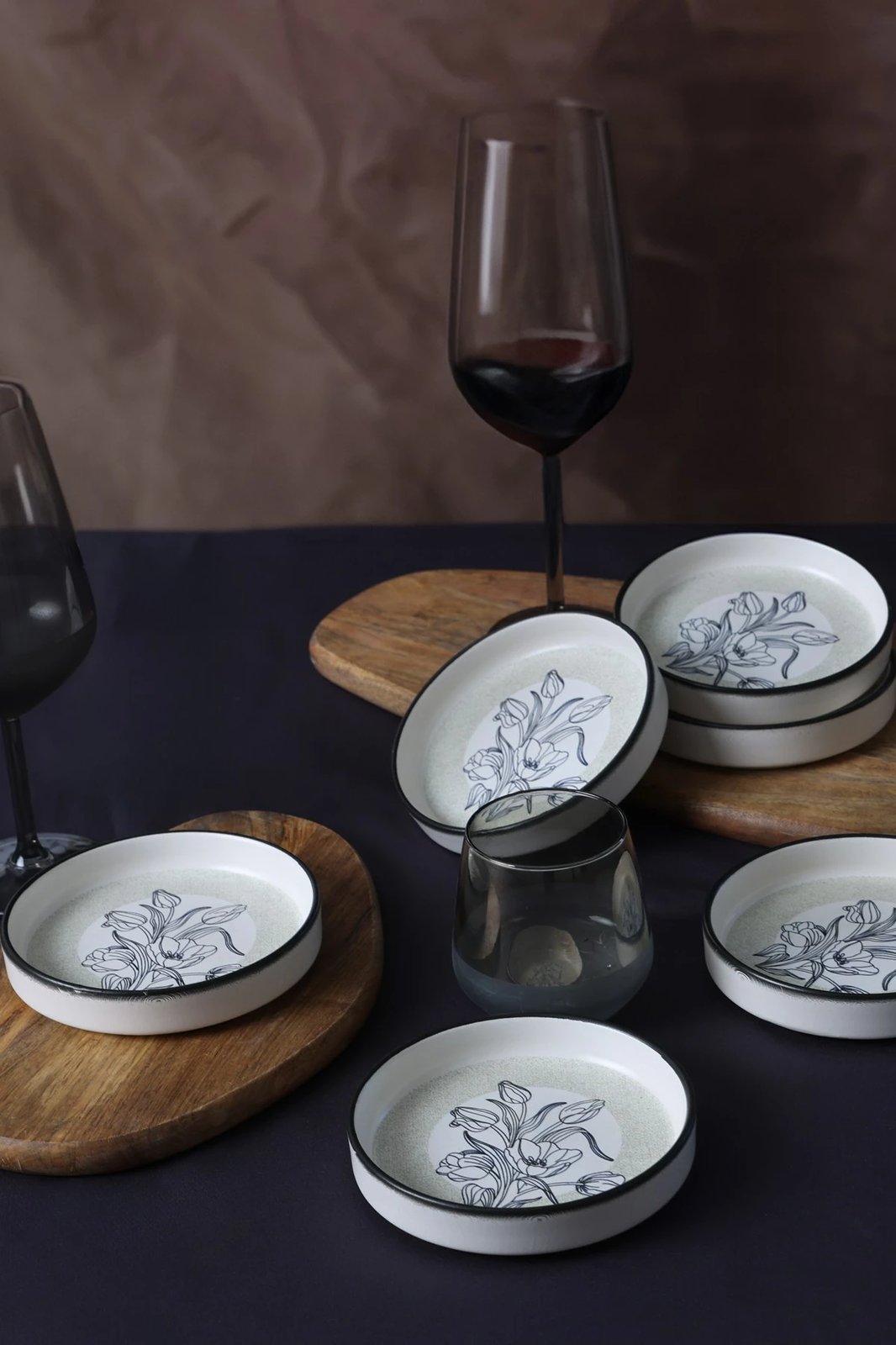 Set tasash qeramike (6 copë), Hermia Concept, X00017909