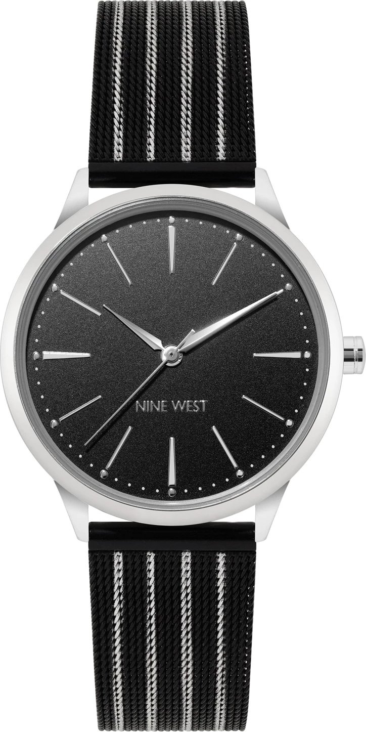 Orë dore për femra Nine West, e zezë/argjend