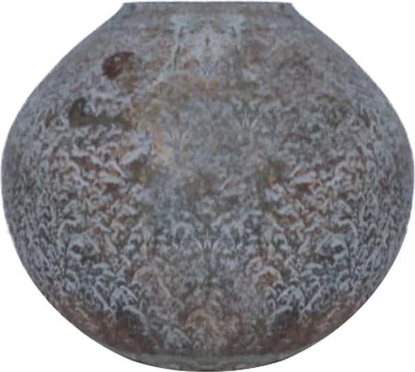 Vazo SHANDAR, qelq, gri-ari, 18x18x17 cm