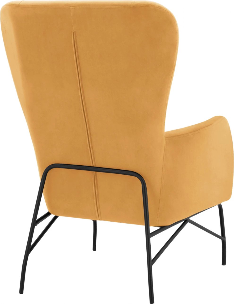 Karrige DANIA, kadife ari, këmbë metalike të zeza, FH8721.09, 67x80x102 cm