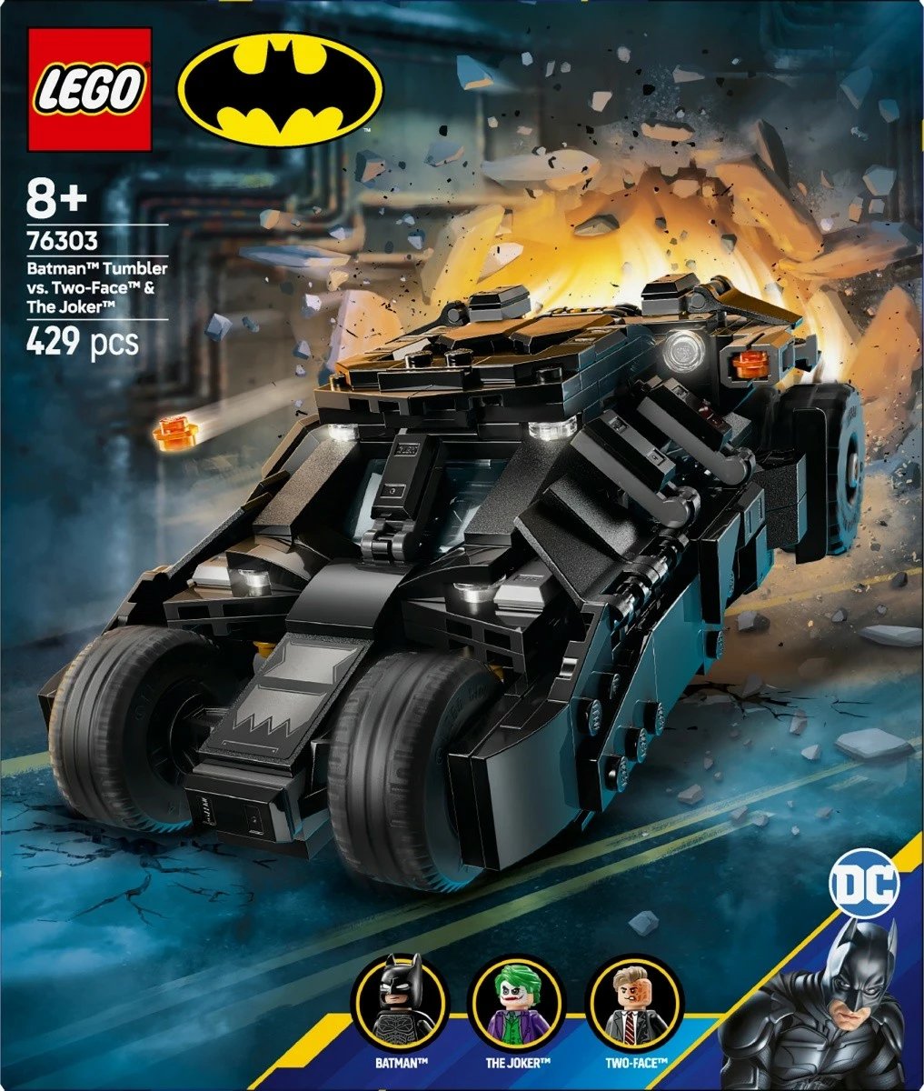 Set LEGO Batman Tumbler 76303 me 429 pjesë, për fëmijë, plastikë