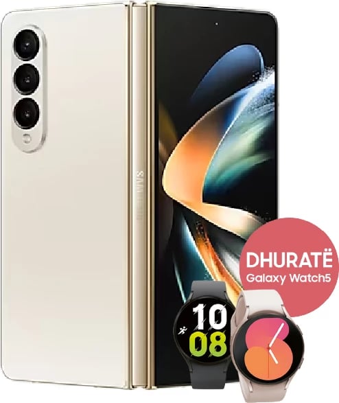 Celular Samsung Galaxy Z Fold4, 7.6", 12+256GB, 5G, bezhë