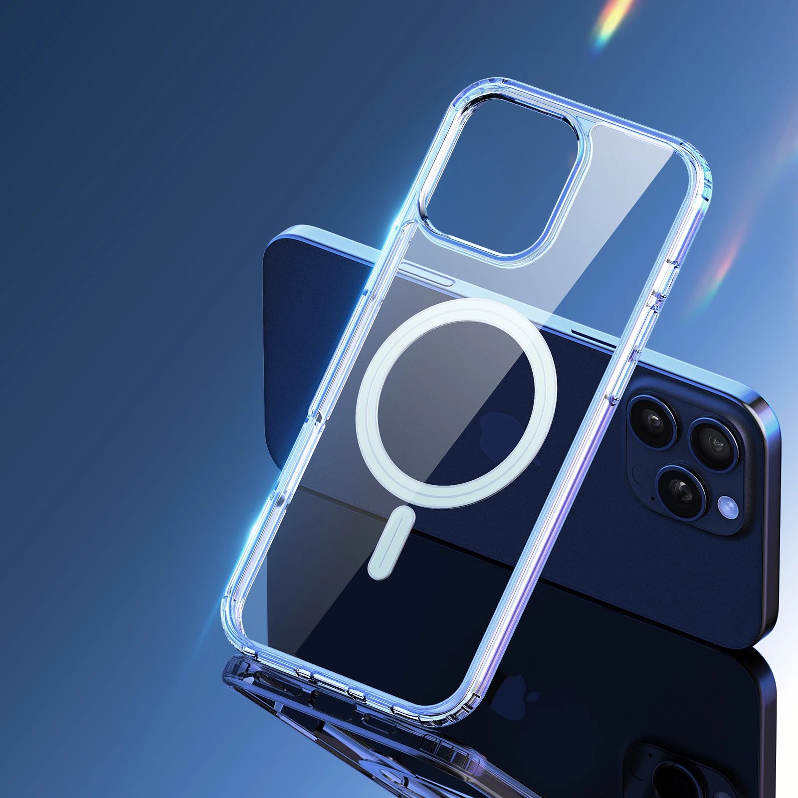 Mbështjellës Dux Ducis Clin Mag për iPhone 16 Pro Max, MagSafe, transparent