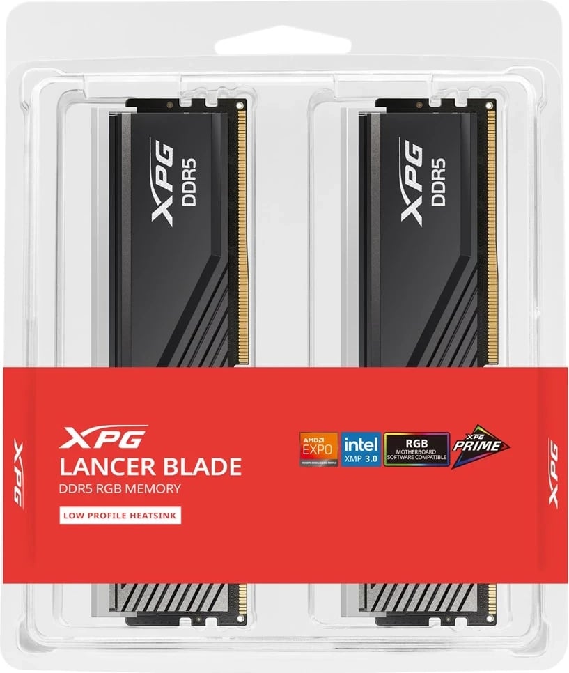 Memorie RAM ADATA LANCER BLADE RGB, 32GB DDR5, 6000 MHz