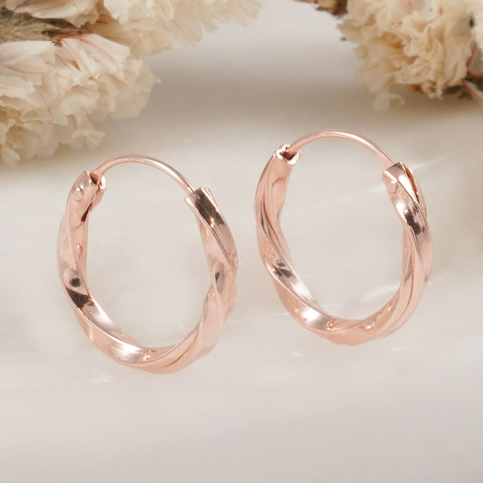 Vathë argjendi Jumeon, ngjyrë rozë ari, 9646