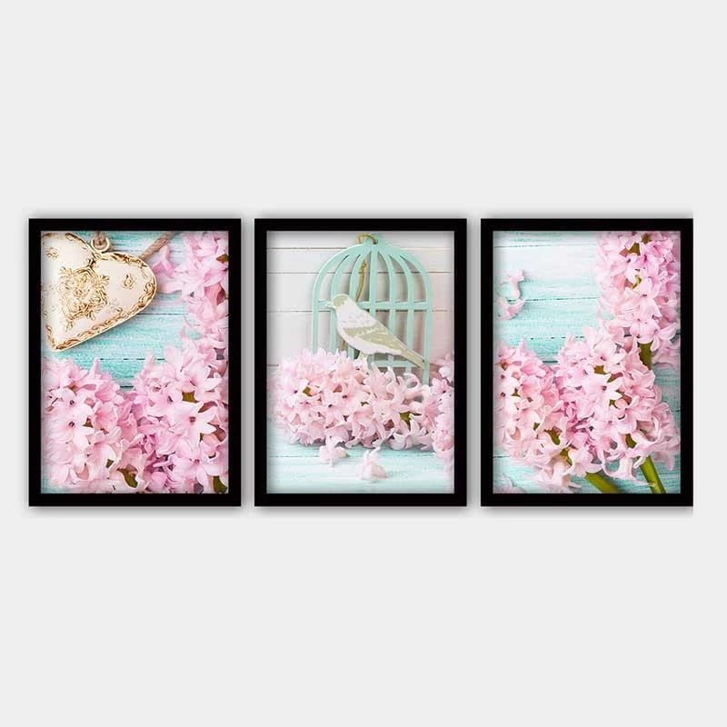 Pikturë dekorative me kornizë (3 copë), Wallity, 3SC_74080437_3545