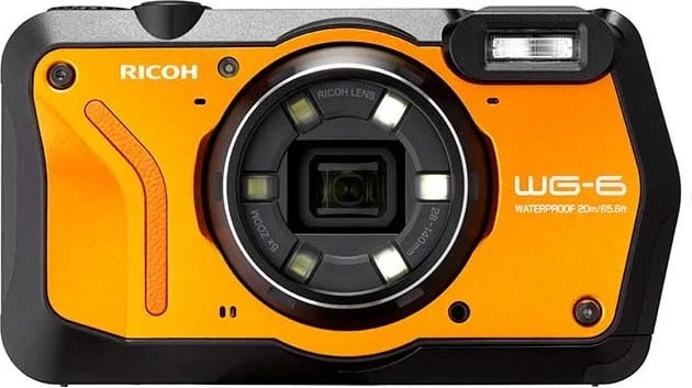 Kamera Ricoh WG-6, portokalli