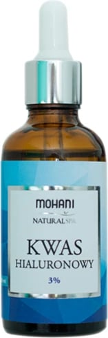 Serum hidratues për femra Mohani Natural Spa Hyaluronic Acid 3% Gel, 50ml