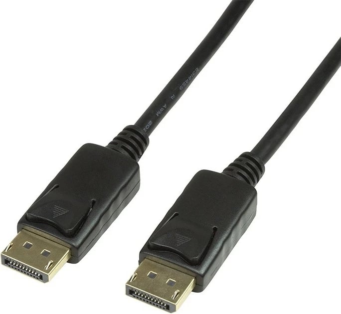 Kabllo DisplayPort LogiLink CV0074, 5m, e zezë