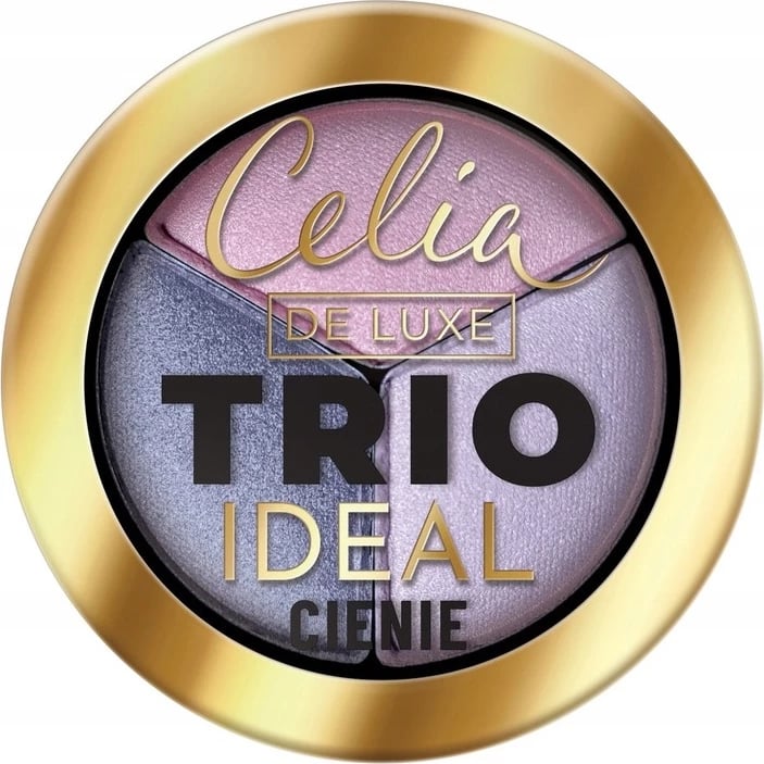 Paletë për sy Celia De Luxe Trio Ideal për femra 301, treshe, 4g