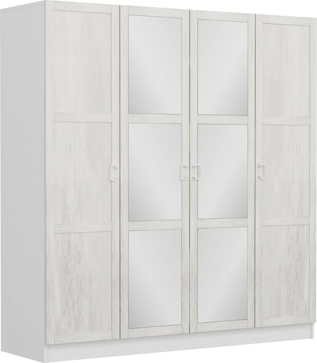 Dollap Skye Decor, ngjyrë e bardhë, Kale Country, 2457