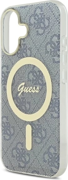 Mbështjellës Guess IML 4G MagSafe për iPhone 16, Kaltër Mbështjellës Guess IML 4G MagSafe për iPhone 16, Kaltër