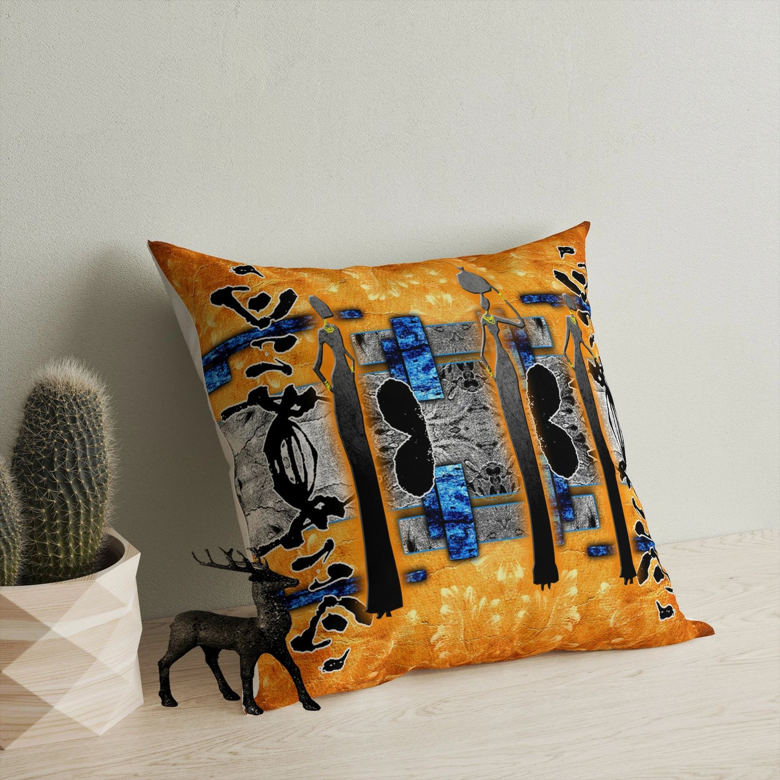 Jastëk dekorativ Evila Originals, shumëngjyrësh, A11954, 43x43cm