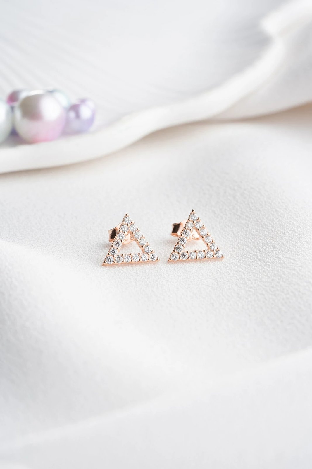 Vathë argjendi Jumeon, rozë gold dhe të bardhë, NRZ998322