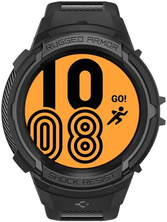 Mbështjellës Spigen Rugged Armor Pro me rrip për Samsung Galaxy Watch 5 Pro 45mm, Zi