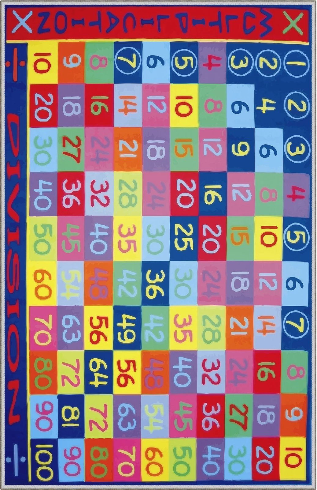 Qilim shumëngjyrësh për fëmijë, 80x120cm, Conceptum Hypnose, WOOKECE149