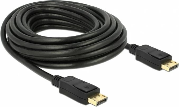 Kabllo DisplayPort DeLOCK 84860, 7m, 4K, e zezë