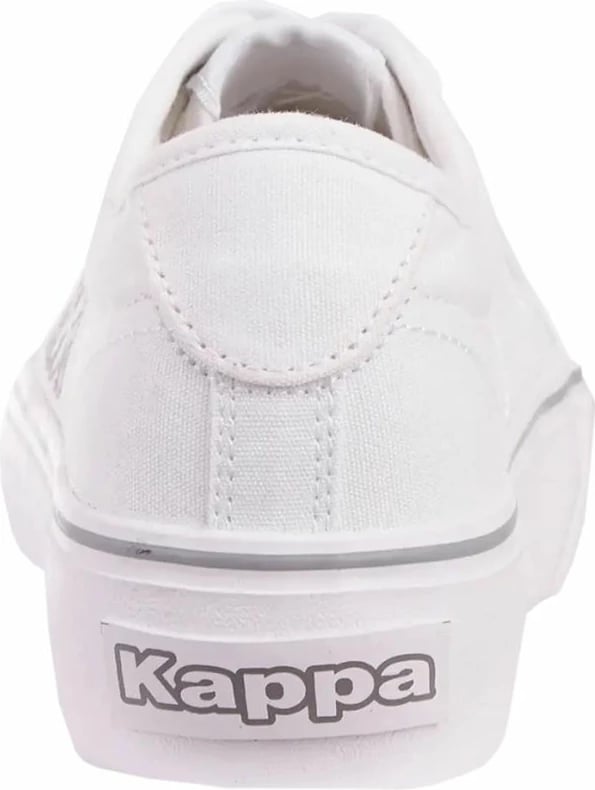 Këpucë Kappa Boron Low PF për femra, të bardha dhe argjendi