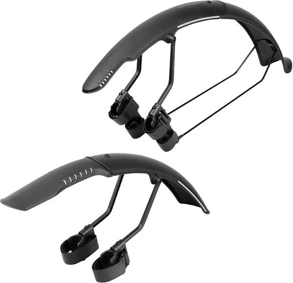 Set mbrojtëse balte për gravel bike Topeak T-TC9667, alumini, zi
