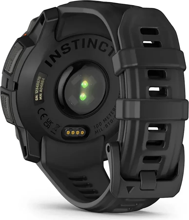 Smartwatch, Garmin Instinct 3 Solar 45mm, 010-02934-00, e zezë/portokalli