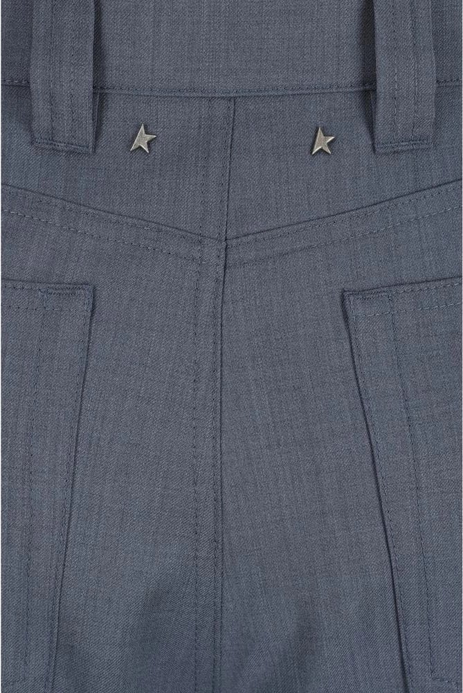 Pantallona cargo Golden Goose femra, blu