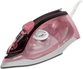 Hekur, Adler MS 5028, 2600 W, shollë qeramike, shpërndarje avulli 60 g/min, rozë